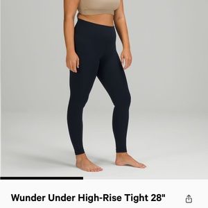Lululemon Wunder Under High-Rise Tight 28 *Luxtreme